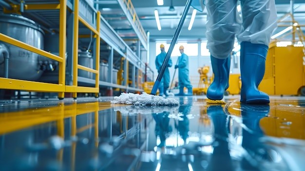 Industrial Cleaning in Manufacturing Units